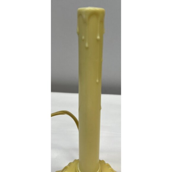 2 Vintage Cream Candle Style Electric Lamp Base - Picture 5 of 5